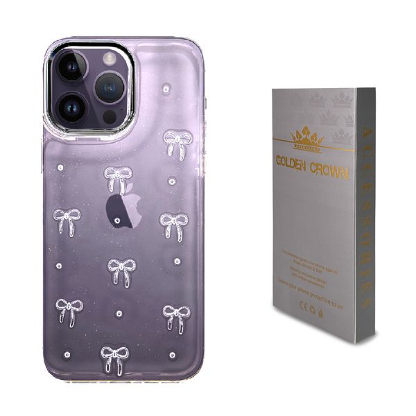 کاور گلدن کرون مدل Venus مناسب برای گوشی موبایل اپل Iphone 14 Pro Max