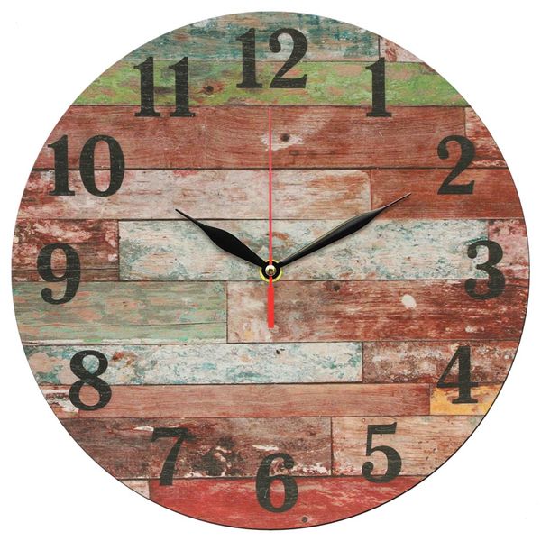 ساعت دیواری طرح چوب آنتیک کد 1412