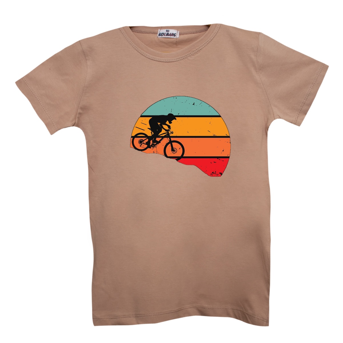 تی شرت آستین کوتاه  بچگانه مدل دوچرخه کد 1