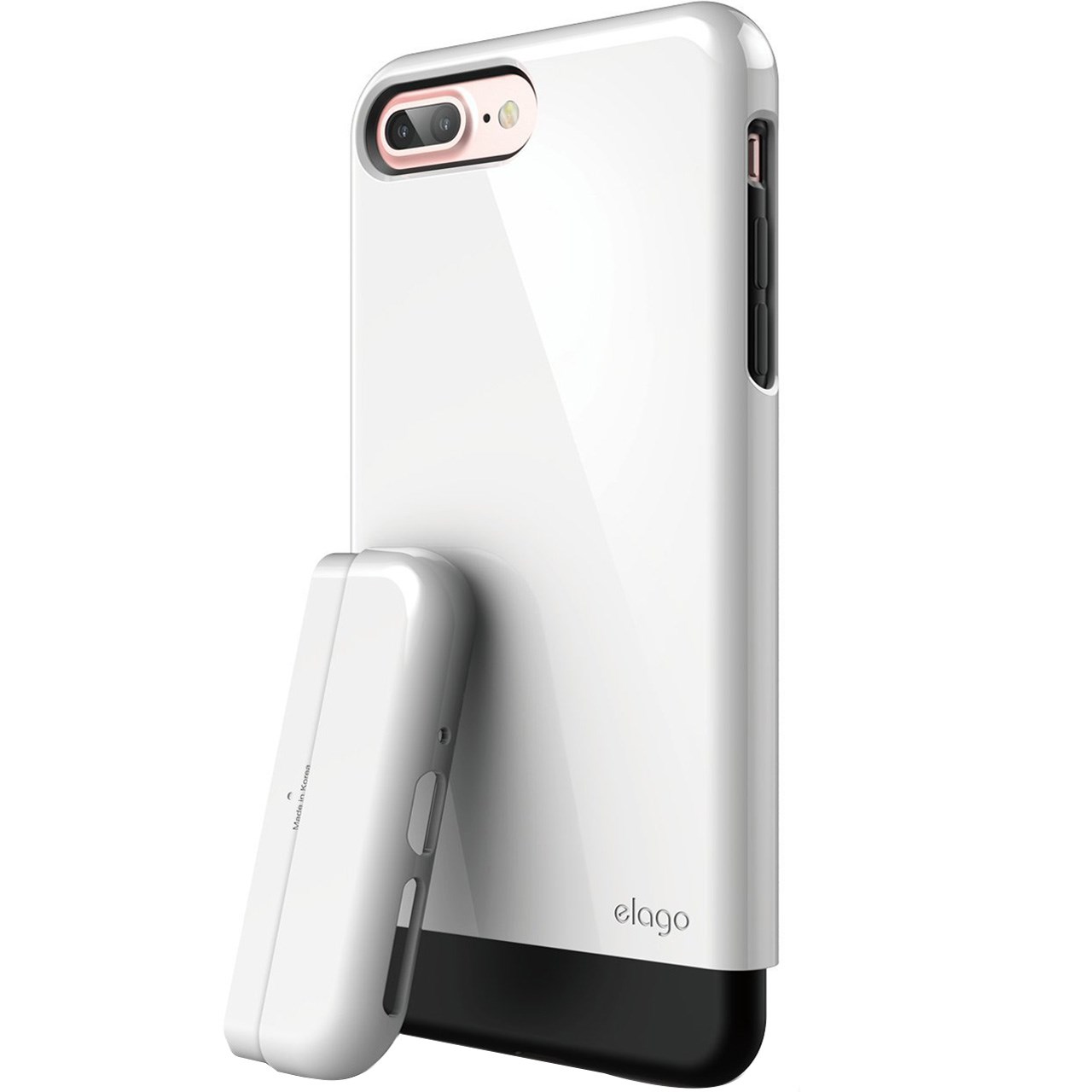 کاور الاگو مدل S7P Glide White مناسب برای گوشی موبایل آیفون 7 پلاس