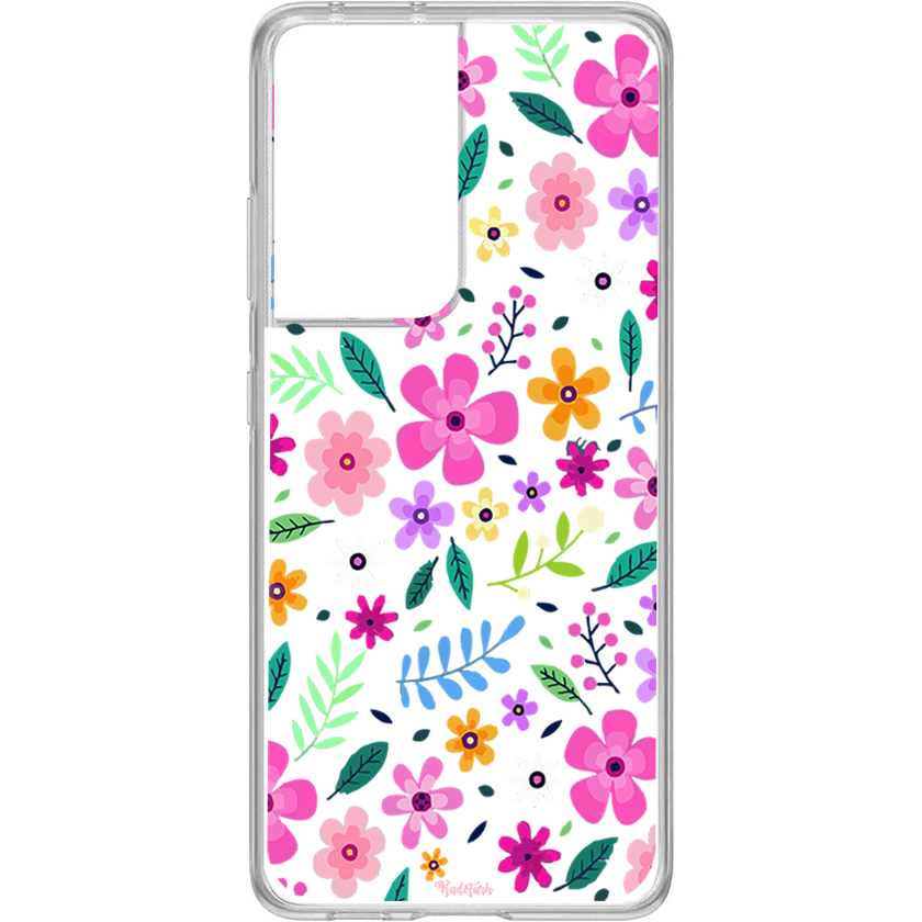 کاور طرح گل مناسب برای گوشی موبایل سامسونگ Galaxy S21 Ultra