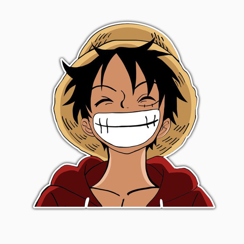 استیکر لپ تاپ و موبایل بووم طرح Anime One Piece مدل Luffy کد TRS123