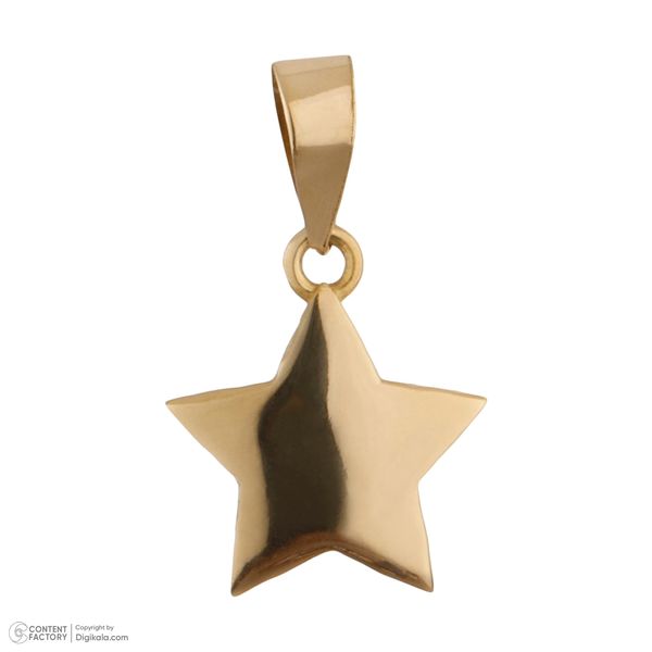 آویز گردنبند طلا 18 عیار زنانه مایا ماهک مدل MM1873 طرح ستاره