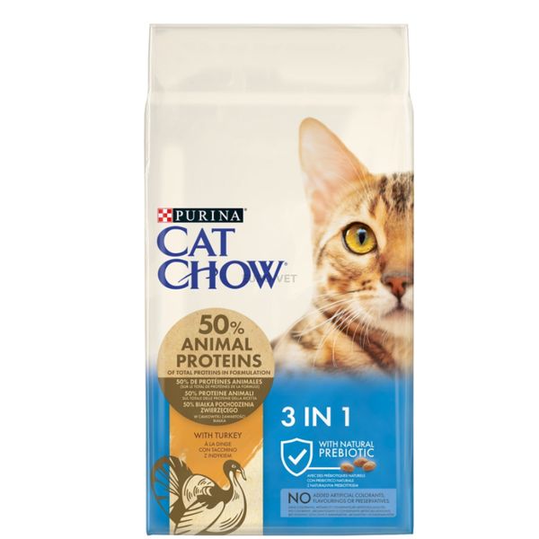 غذا خشک گربه پورینا مدل CATCHOW FELINE 3IN1 وزن 1.5 کیلوگرم