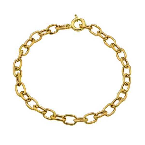 دستبند طلا 18 عیار زنانه مدل 02061