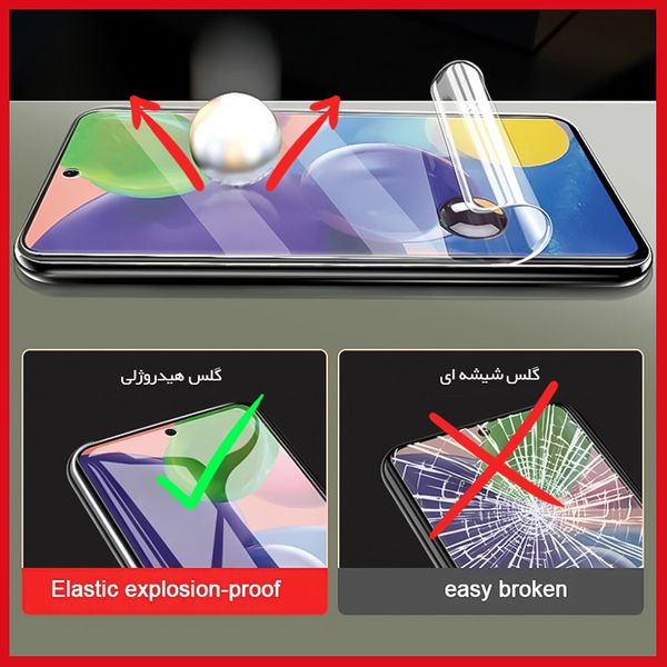 محافظ صفحه نمایش ریمکس مدل anti-shock مناسب برای گوشی موبایل سامسونگ Galaxy A55
