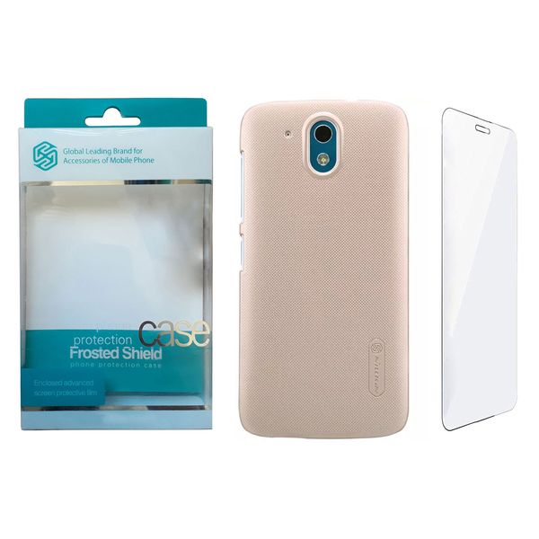 کاور نیلکین مدل Frosted Shield کد S9492 مناسب برای گوشی موبایل اچ تی سی Desire 526 به همراه محافظ صفحه نمایش