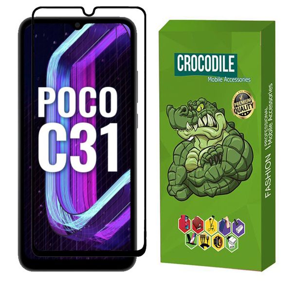 محافظ صفحه نمایش کروکودیل مدل C-FULL مناسب برای گوشی موبایل شیائومی Poco C31
