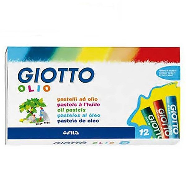 پاستل روغنی 12 رنگ جیوتو مدل Olio