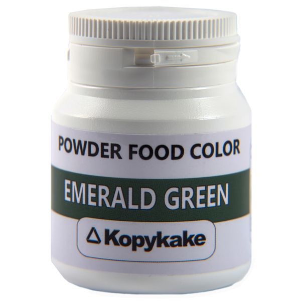 رنگ خوراکی پودری محلول در آب سبز زمردی کپی کیک - 25 گرم