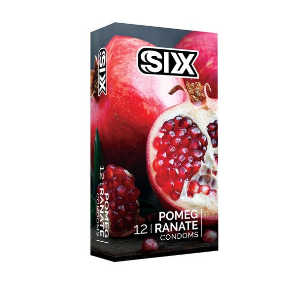 کاندوم سیکس مدل Pomegranate بسته 12 عددی