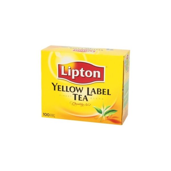 چای سیاه کیسه ای YELLOW LABEL لیپتون بسته 100 عددی