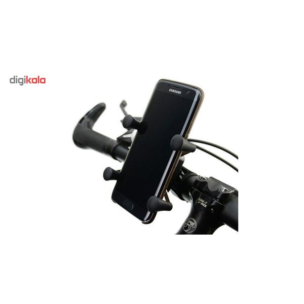 پایه نگهدارنده موبایل شارژر دار مناسب برای موتورسیکلت مدل Phone charging bracke