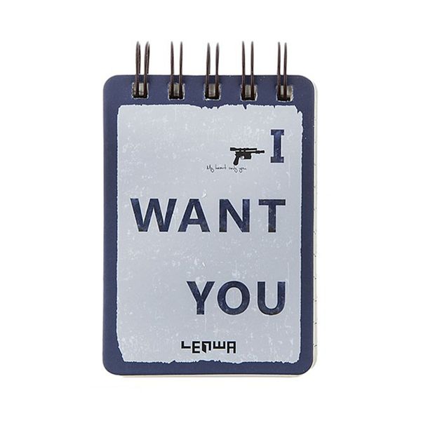 دفتر یادداشت ونوشه طرح I Want You