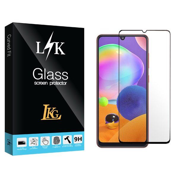 محافظ صفحه نمایش شیشه ای ال کا جی مدل LKK Full مناسب برای گوشی موبایل سامسونگ Galaxy A31