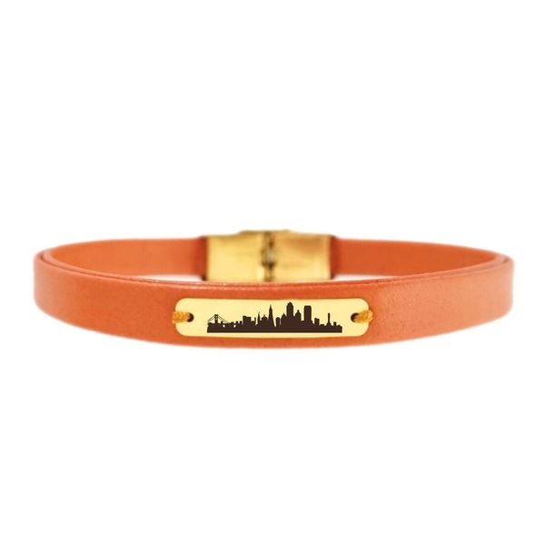 دستبند طلا 18 عیار زنانه لیردا مدل نیویورک 226
