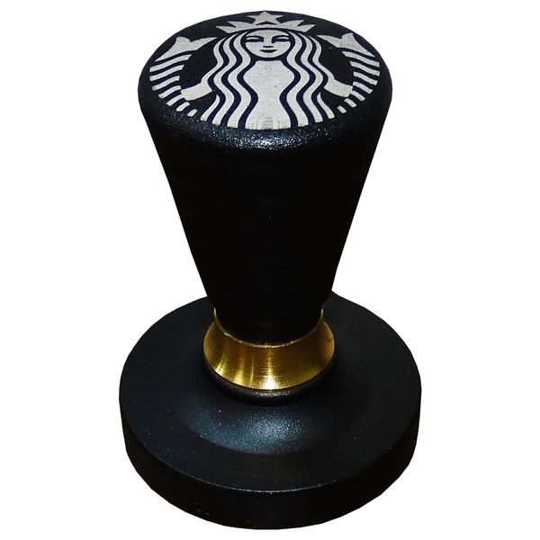 تمپر قهوه استارباکس مدل کربن کد 51mm