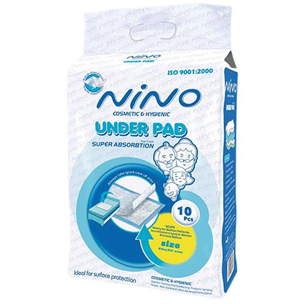 زیر انداز بهداشتی نینو- بسته 10 عددی