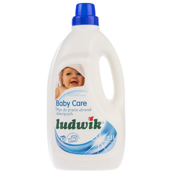 مایع لباسشویی کودک لودویک مدل Baby Care حجم 1500 میلی لیتر