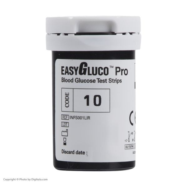 دستگاه تست قند خون مامانیا مدل EasyGluco Pro به همراه نوار تست قند خون بسته 50 عددی و سوزن بسته 50 عددی