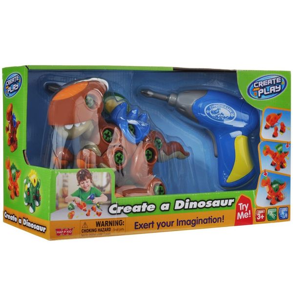 اسباب بازی آموزشی هپی کید مدل Creat A Dinosaur