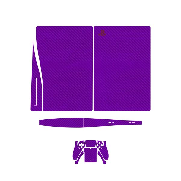 برچسب کنسول و دسته بازی PS5 ماهوت مدل Purple-Fiber