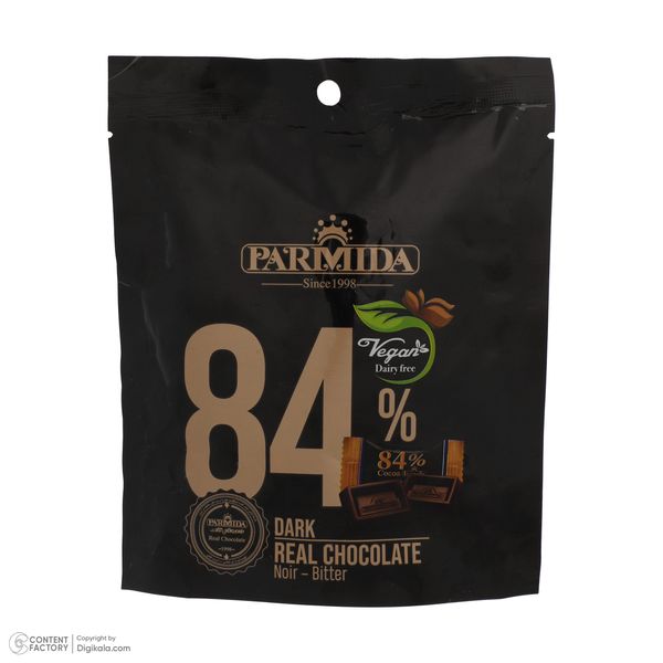 شکلات تلخ 84 درصد پارمیدا - 70 گرم  
