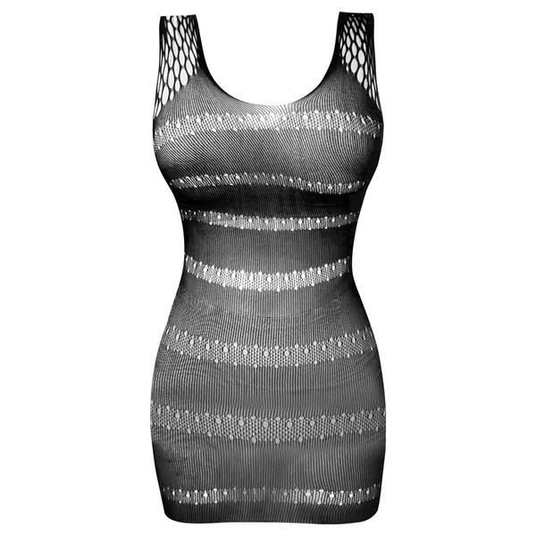 لباس خواب زنانه ماییلدا مدل فیشنت کد 4855-7099 رنگ مشکی