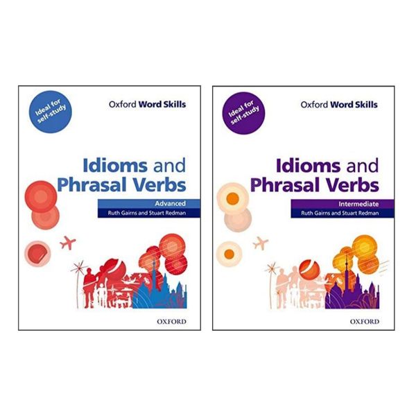 کتاب idioms and phrasal verbs اثر Stuart Redman انتشارات اکسفورد 2 جلدی