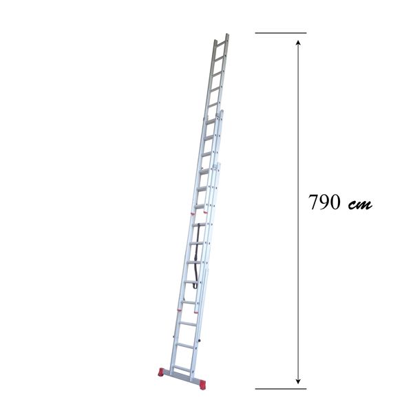 نردبان 33 پله آلوپات مدل دوطرفه کشویی 9m