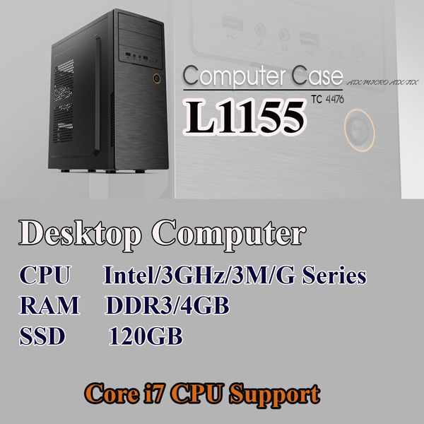 کامپیوتر دسکتاپ مدل L1155 SSD Core i7 Support