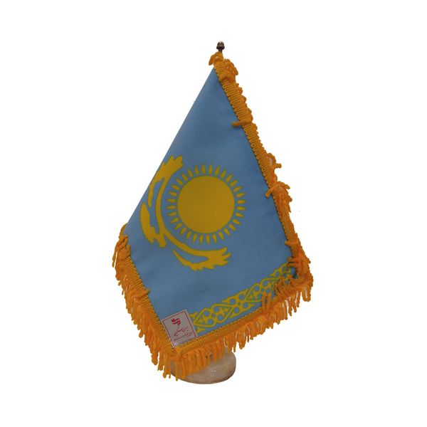 پرچم رومیزی ایران اسکرین طرح پرچم قزاقستان مدل 20471