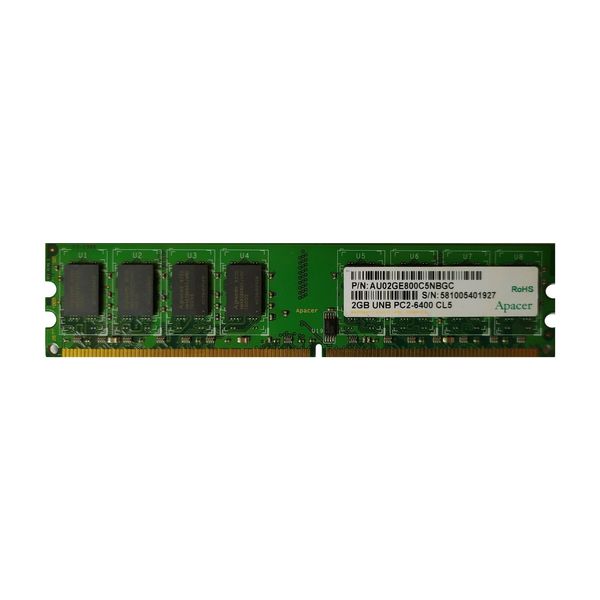 رم دسکتاپ DDR2 تک کاناله 800 مگاهرتز CL5 اپیسر مدل PC2-6400 ظرفیت 2 گیگابایت