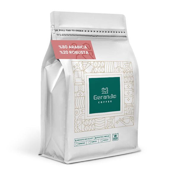 دانه قهوه 80 درصد عربیکا گرندو هنز - 1 کیلوگرم