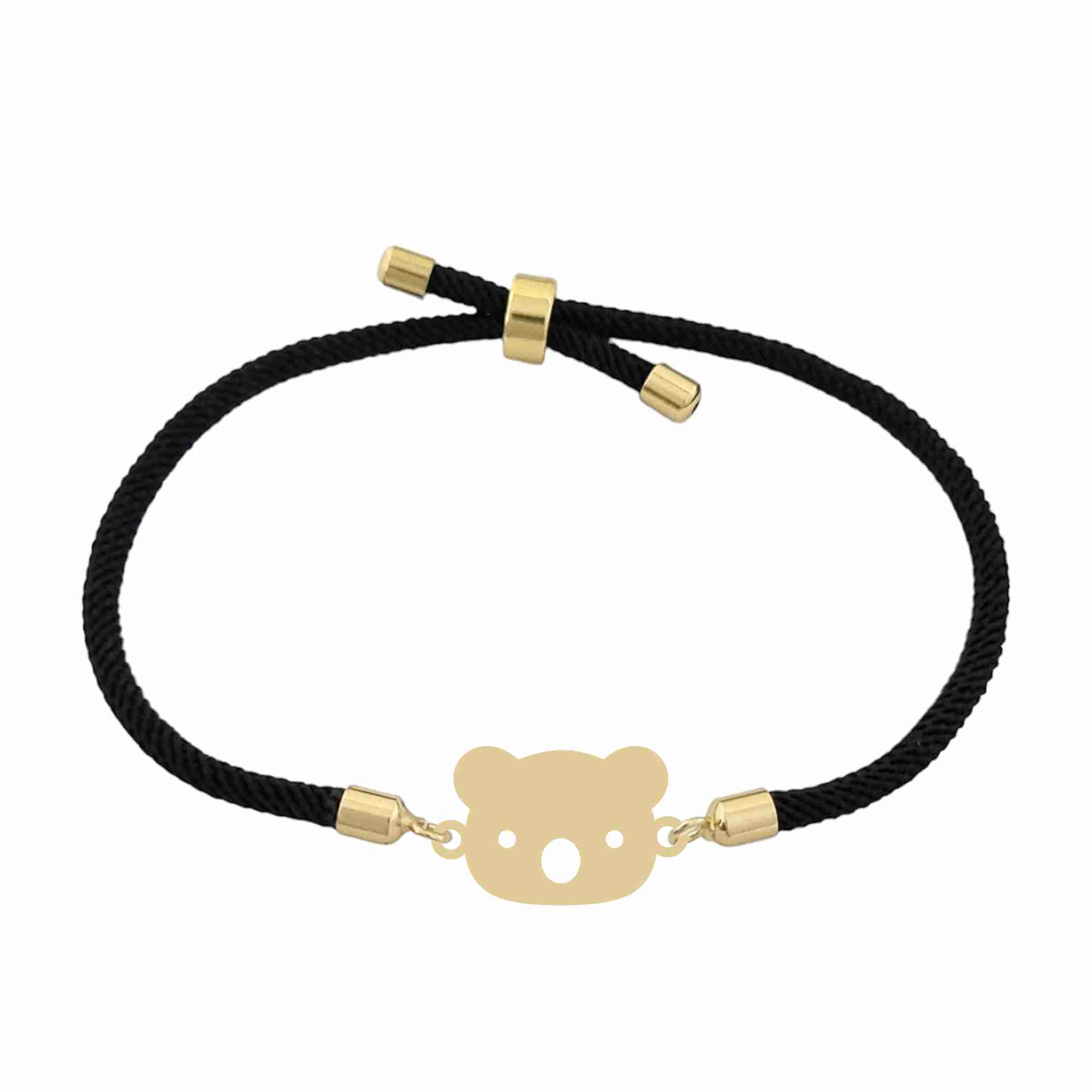 دستبند طلا 18 عیار زنانه لیردا مدل خرس 6900 thr