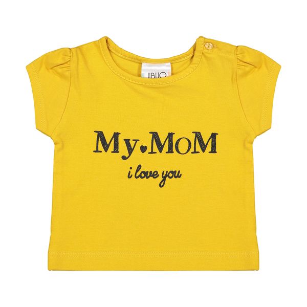 تی شرت آستین کوتاه نوزادی دخترانه جی بی جو مدل 70202-15