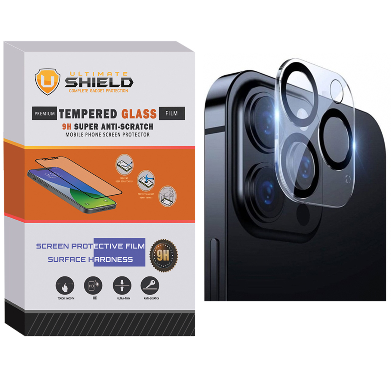  محافظ لنز دوربین آلتیمیت شیلد مدل SH-ULT مناسب برای گوشی موبایل اپل iPhone 13 Pro / 13 Pro Max