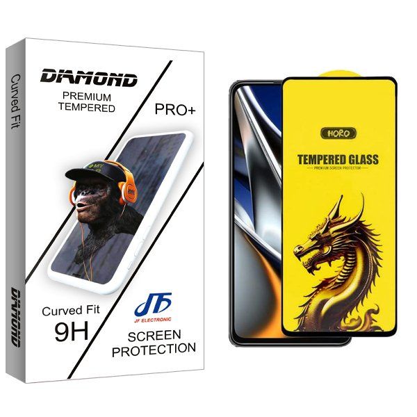 محافظ صفحه نمایش جی اف مدل Diamond Y-Horo مناسب برای گوشی موبایل شیائومی poco x4 pro