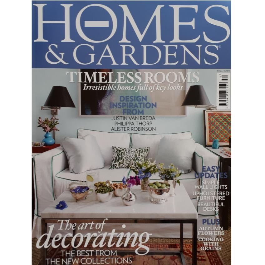 مجله Homes and Gardens اکتبر 2013