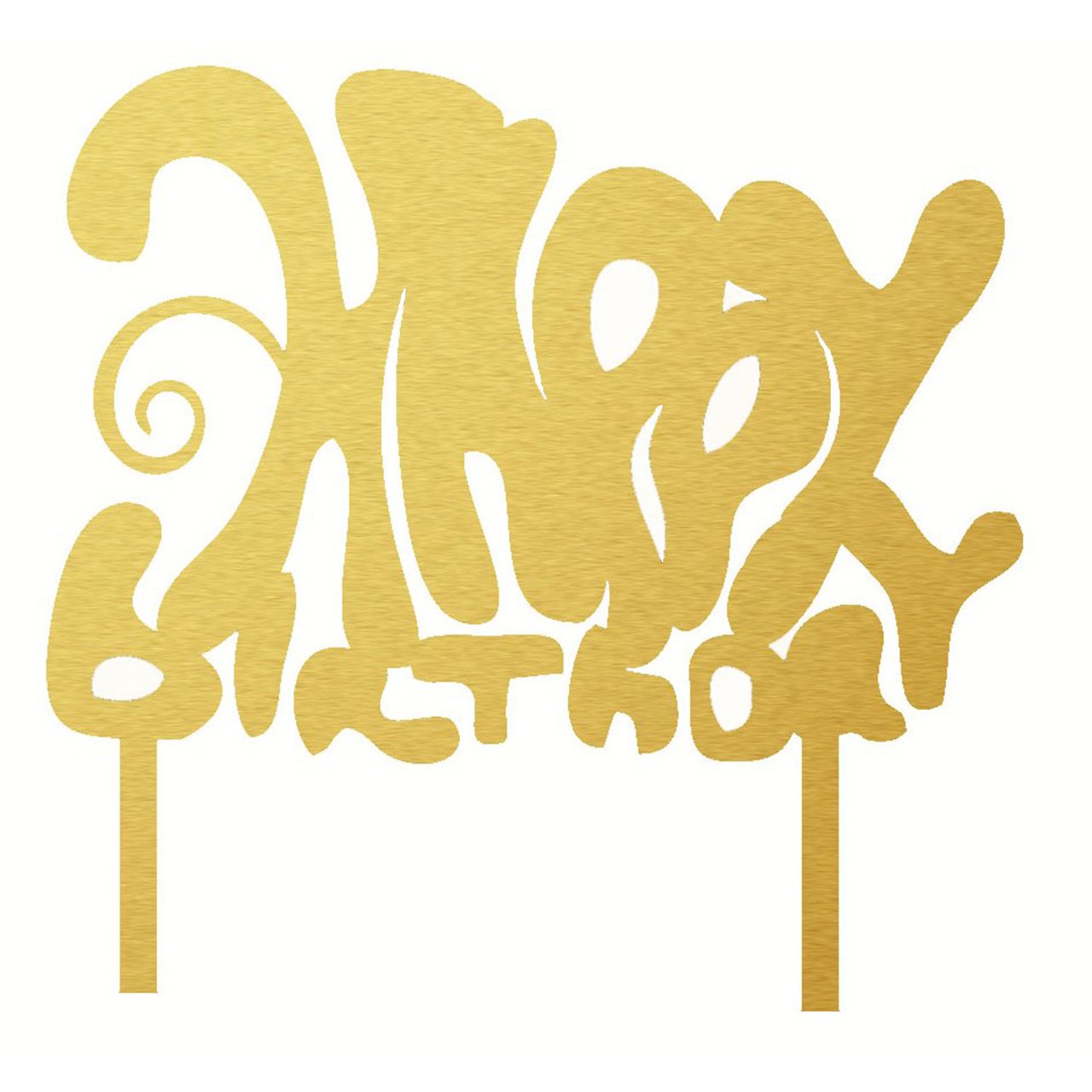 تاپر کیک جشنکده مدل Happy Birthday کد 3
