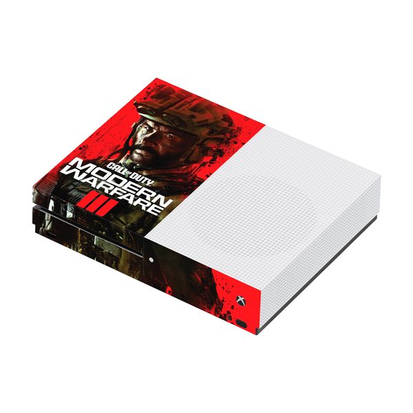 برچسب کنسول بازی Xbox One S اس ای گییرز طرح Call of Duty ModernWarfare III 02