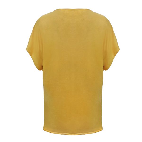 تی شرت زنانه افراتین کد 3528 رنگ خردلی