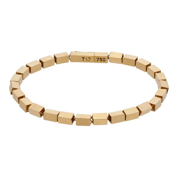 دستبند طلا 18 عیار زنانه روبی آرت گالری مدل 477