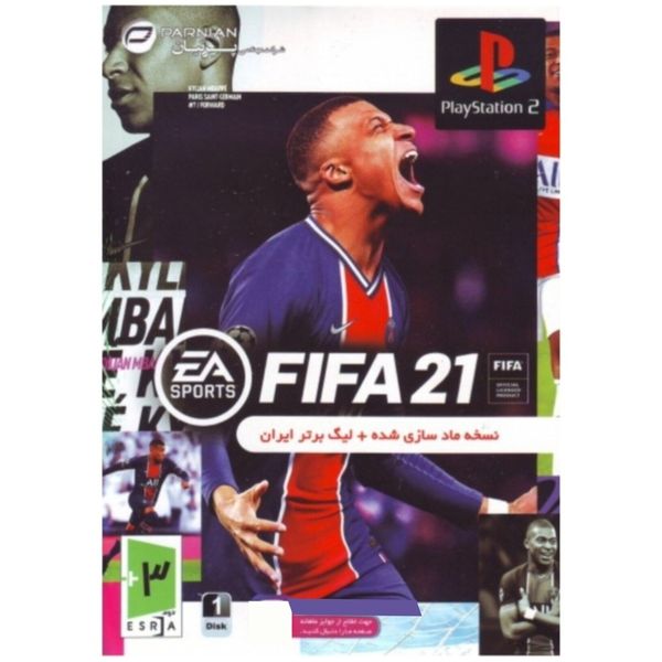 بازی FIFA21 مخصوص PS2 نسخه مادسازی شده پرنیان