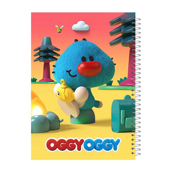 دفتر نقاشی 60 برگ آی چاپ مدل oggy oggy کد 753b