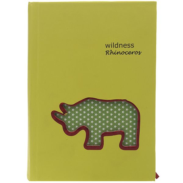 دفتر یادداشت ونوشه طرح Wildness Rhinoceros