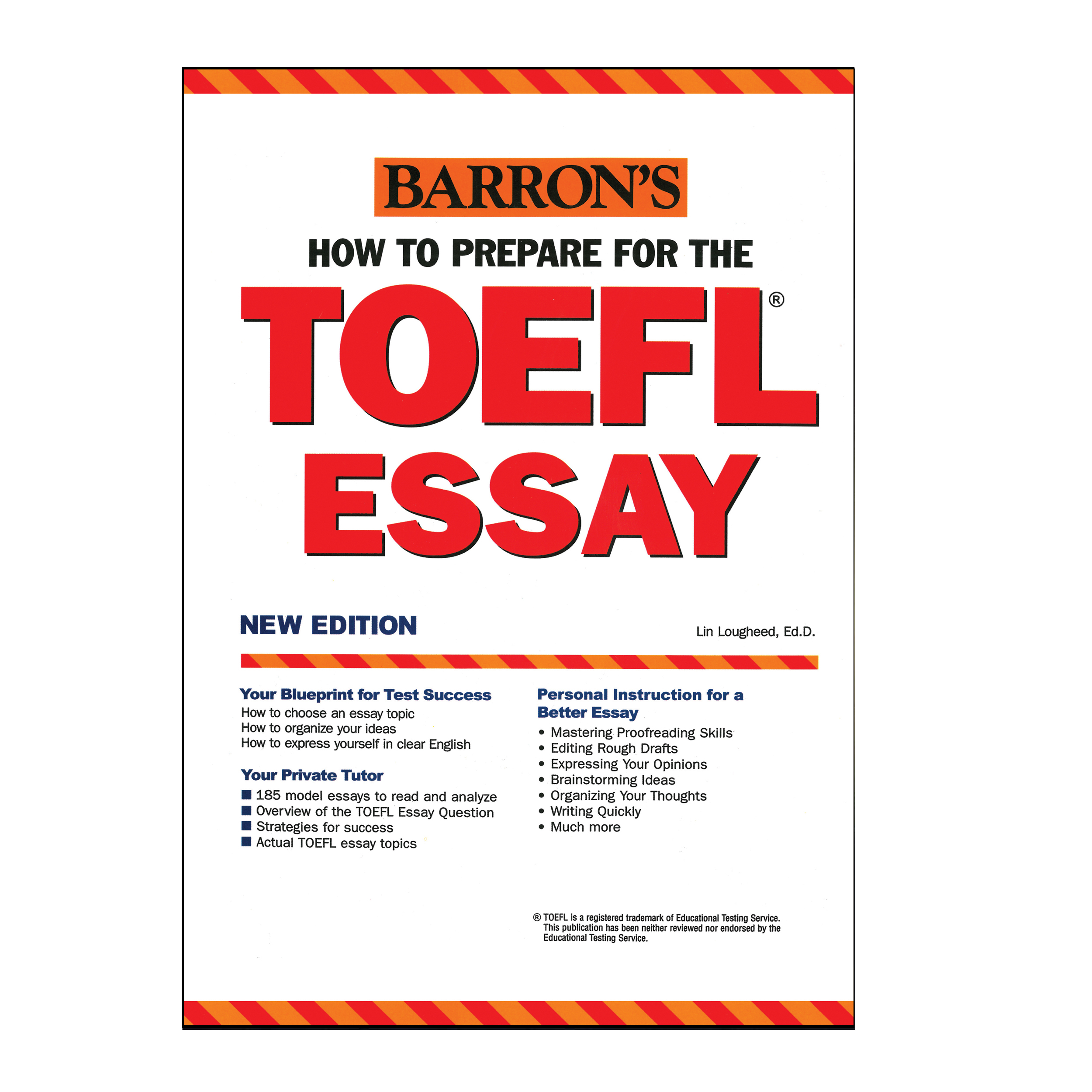 کتاب TOEFL Essay اثر Lin Lougheed انتشارات بررانس