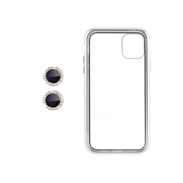 کاور 360 درجه فشن مدل New Magnet_Diamond مناسب برای گوشی موبایل اپل Iphone 11 به همراه محافظ لنز دوربین