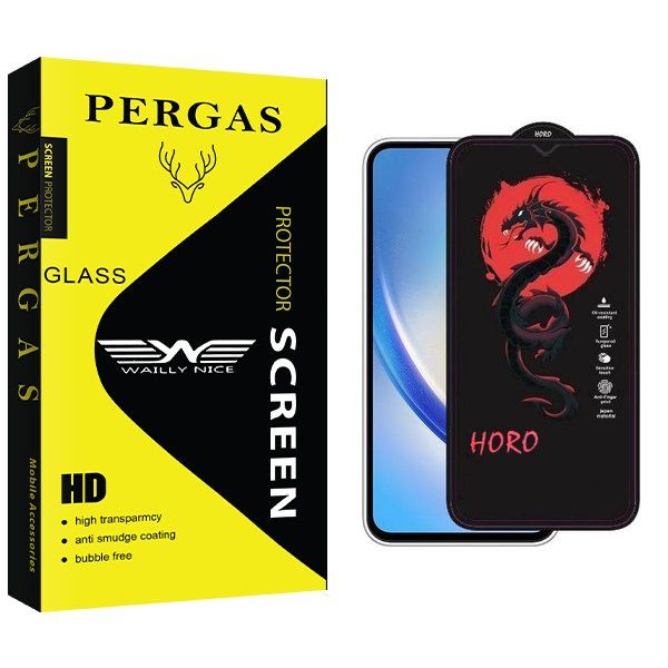 محافظ صفحه نمایش وایلی نایس مدل Pergas Horo مناسب برای گوشی موبایل سامسونگ galaxy a34