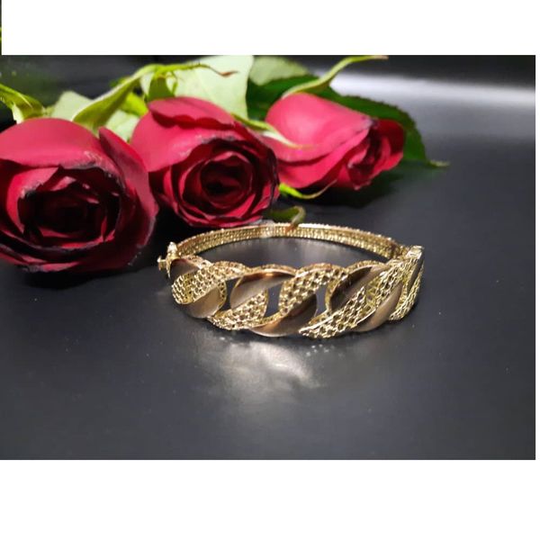 دستبند طلا 18 عیار زنانه گالری یار طلا کد DA01